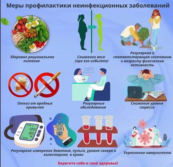 Специалисты отделения по работе с семьей и детьми выдают памятки свои подопечным о профилактике неинфекционных заболеваний