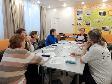 Сегодня у «серебряных» волонтеров состоялось 10 занятие в клубе по развитию памяти и профилактике когнитивных нарушений в рамках проекта «Проум»